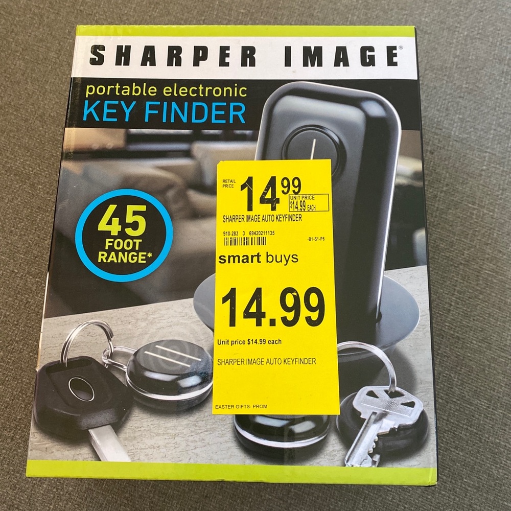 New Sharper Image Portable Electronic Key Finder